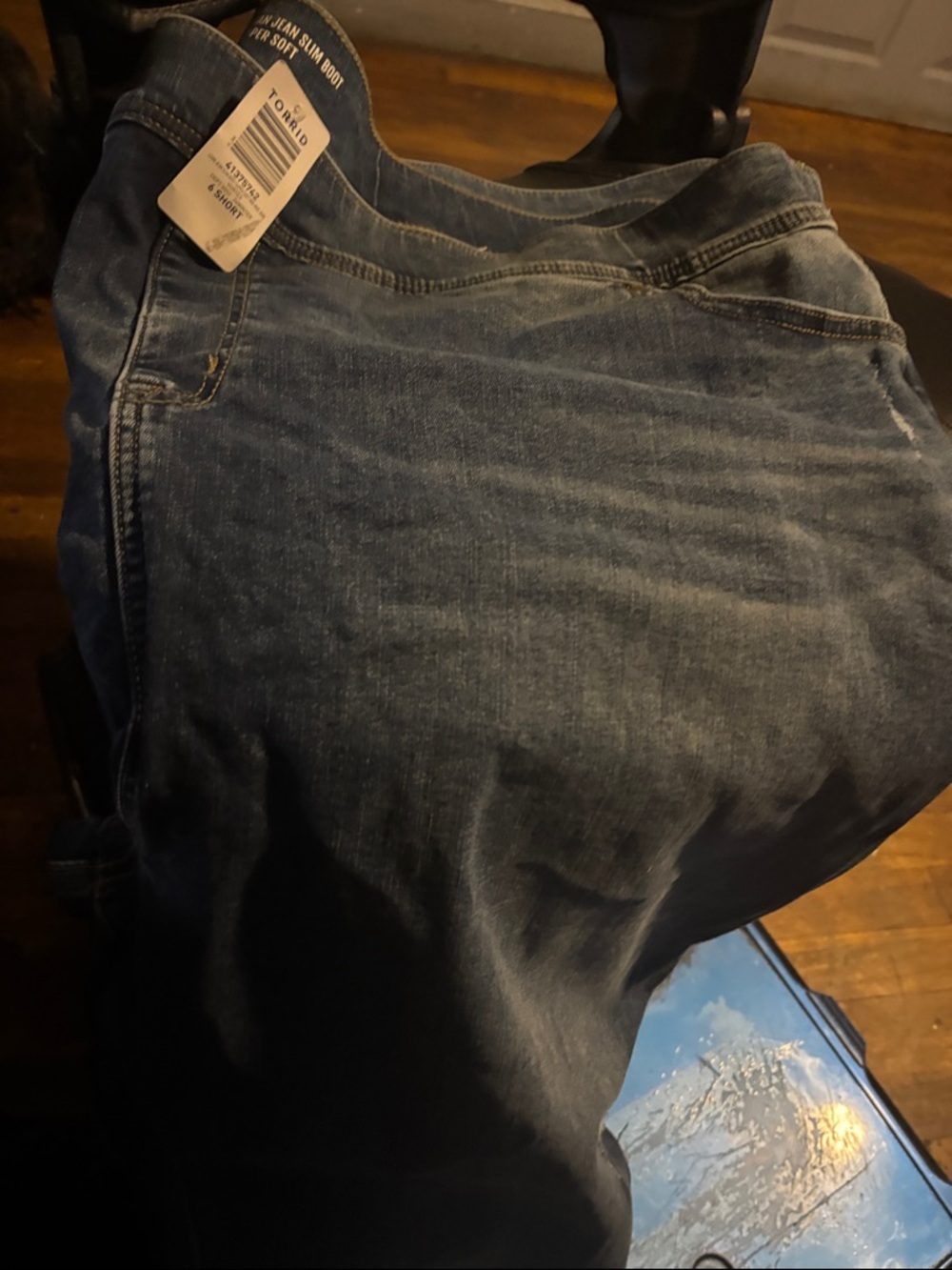 torrid Dark Blue Boyfriend Jeans